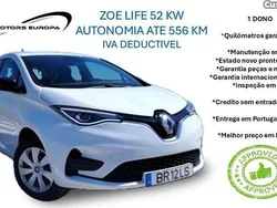 Branco Usado 2020 Renault Zoe Life Citadino | € 14.990 (Preço justo)