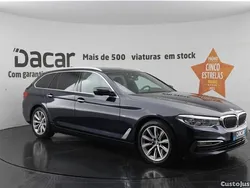 Azul Usado 2018 BMW 520 Luxury Line Carrinha | € 28.399 (Preço justo)