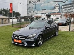 Cinza Usado 2015 Mercedes C220 AMG line Carrinha | € 19.500