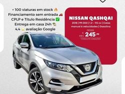 Cinzento Usado 2018 Nissan Qashqai SUV | € 17.500 (Preço justo)
