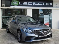 Cinza Usado 2021 Mercedes C300 AMG line Carrinha | € 32.250 (Bom preço)