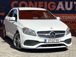 Cinza Usado 2016 Mercedes A180 AMG line | € 18.990 (Preço justo)