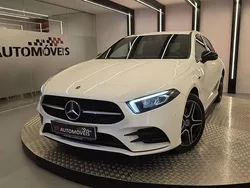 Branco Usado 2020 Mercedes A250 AMG line Citadino | € 29.500 (Preço justo)
