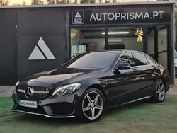 Preto Usado 2017 Mercedes C220 AMG line Sedan | € 28.990 (Preço elevado)