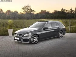 Cinza Usado 2016 Mercedes C220 AMG | € 23.950 (Preço justo)