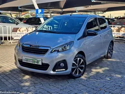 Cinza Usado 2021 Peugeot 108 Style Citadino | € 11.990 (Preço justo)