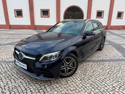 Azul Usado 2020 Mercedes C300 AMG line Carrinha | € 31.900 (Preço justo)