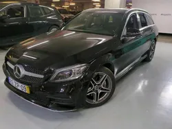 Preto Usado 2019 Mercedes C300 AMG line Carrinha | € 34.300 (Preço justo)