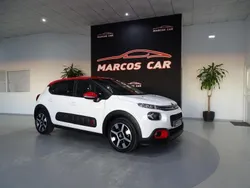 Branco (metalizado) Usado 2018 Citroën C3 PureTech Citadino | € 13.400 (Preço elevado)