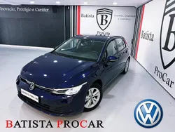 Azul Usado 2022 VW Golf VIII Life | € 19.500 (Preço justo)