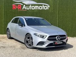 Cinza Usado 2021 Mercedes A180 AMG line Citadino | € 35.750 (Caro)