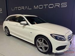 Branco Usado 2017 Mercedes C350 AMG line Carrinha | € 21.900