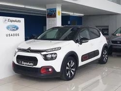 Branco Usado 2021 Citroën C3 PureTech Citadino | € 14.750 (Preço elevado)
