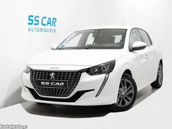 Branco Usado 2021 Peugeot 208 Active Citadino | € 11.750 (Bom preço)