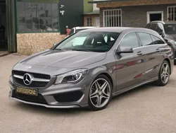 Cinza Usado 2015 Mercedes CLA220 AMG line Sedan | € 26.800
