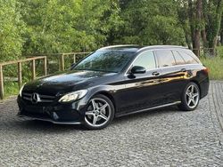 Preto Usado 2017 Mercedes C220 AMG line Carrinha | € 23.990