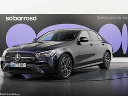 Cinza Usado 2023 Mercedes E300 AMG line | € 49.990 (Preço justo)