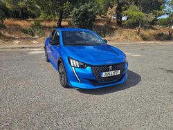 Azul Usado 2021 Peugeot 208 Citadino | € 15.000 (Preço justo)