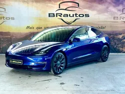 Azul Usado 2022 Tesla Model 3 Performance Sedan | € 41.900