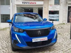 Azul Usado 2021 Peugeot 2008 SUV | € 17.900 (Preço justo)