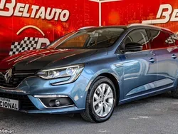 Azul Usado 2018 Renault Mégane GrandTour LIMITED Carrinha | € 14.900 (Preço justo)
