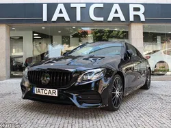 Preto Usado 2018 Mercedes E220 AMG line | € 42.900