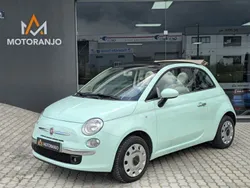 Verde Usado 2015 Fiat 500C Lounge Cabrios | € 12.450 (Preço elevado)
