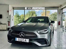 Cinza Usado 2022 Mercedes C180 AMG line Sedan | € 42.890