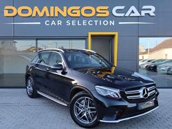 Preto Usado 2018 Mercedes GLC250 AMG line SUV | € 34.500 (Preço justo)
