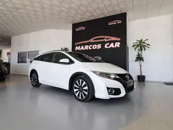 Branco Usado 2017 Honda Civic Elegance Carrinha | € 17.400 (Preço justo)