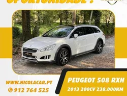 Branco Usado 2013 Peugeot 508 RXH | € 13.990 (Preço elevado)