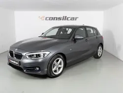 Cinza Usado 2018 BMW 116 Sport Line Citadino | € 16.980 (Bom preço)
