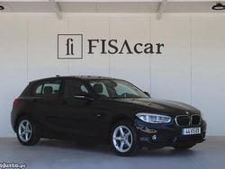 Preto Usado 2018 BMW 116 Sport Line Citadino | € 19.600 (Preço justo)