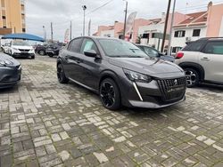 Cinzento Usado 2021 Peugeot 208 Allure Citadino | € 19.800 (Caro)