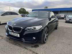 Preto Usado 2015 BMW 220 M Sport Cabrios | € 22.000 (Preço justo)