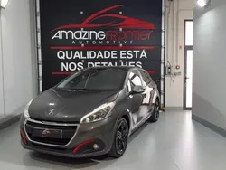 Cinza Usado 2019 Peugeot 208 Signature Sky Citadino | € 9.990 (Super Preço)