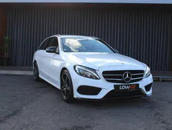 Branco Usado 2017 Mercedes C220 AMG line Carrinha | € 33.490