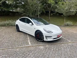 Branco Usado 2019 Tesla Model 3 Performance Sedan | € 29.999 (Preço justo)