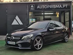 Preto Usado 2017 Mercedes C220 AMG line Sedan | € 28.990 (Preço elevado)