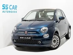 Azul Usado 2020 Fiat 500C Lounge Cabrios | € 12.490 (Preço justo)