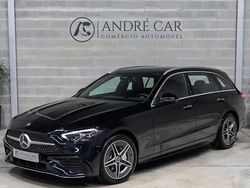 Preto Usado 2023 Mercedes C300e AMG line Carrinha | € 41.950
