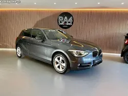 Cinza Usado 2013 BMW 116 Sport Line Citadino | € 13.990 (Preço elevado)