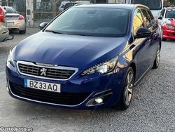 Azul Usado 2017 Peugeot 308 GT-line Carrinha | € 9.999 (Preço justo)