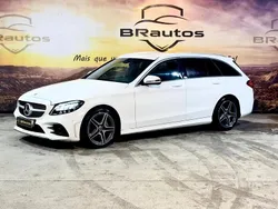 Branco glaciar Usado 2020 Mercedes C200 AMG line Carrinha | € 26.900 (Preço justo)