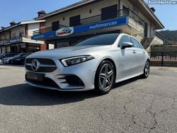 Cinza Usado 2020 Mercedes A160 AMG line Citadino | € 24.990 (Preço justo)