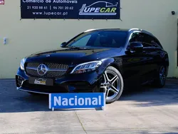 Preto Usado 2020 Mercedes C220 AMG line Carrinha | € 34.500 (Preço justo)