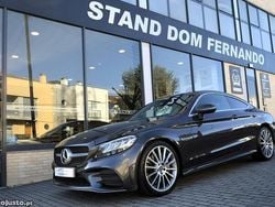 Cinza Usado 2022 Mercedes C300 AMG line Coupé | € 32.500