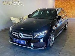 Preto Usado 2015 Mercedes C180 AMG line Carrinha | € 19.990 (Bom preço)