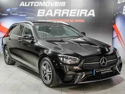 Preto Usado 2022 Mercedes E300 AMG line | € 47.500 (Preço justo)