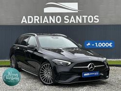 Preto Usado 2022 Mercedes C220 AMG line Carrinha | € 37.900 (Preço elevado)